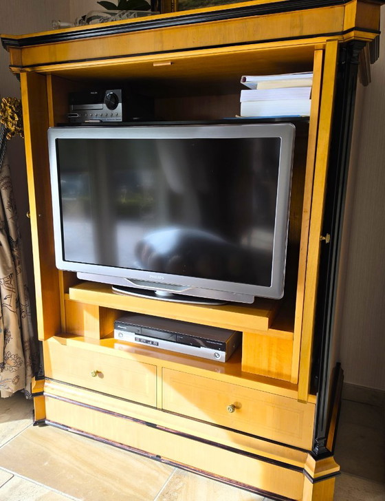 Mobili Colombo meuble TV en bois marqueté, Meubles tv, Marron, Classicisme (photo 2 sur 5)