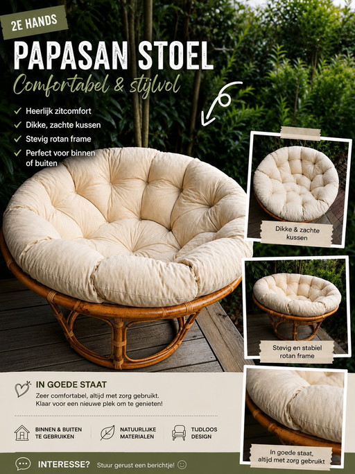 Silla Papasan vintage