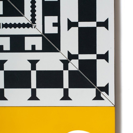 Specchio da parete “Ollo” di Alessandro Mendini per Museo Alchimia, 1988 – Glass, Wood (photo 6 of 6)