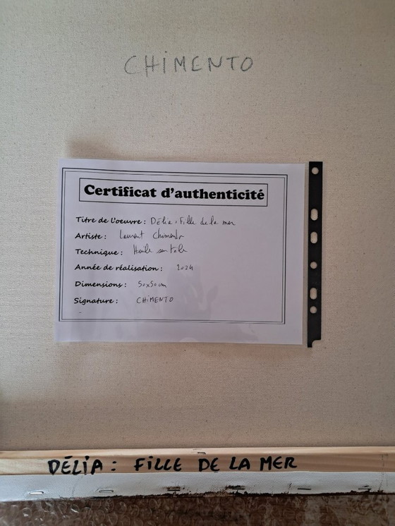 Image 1 of Laurent CHIMENTO - Délia, hija del mar - Cuadro del artista