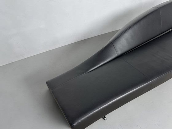Ensemble de 2 canapés Cassina Aspen en cuir noir Jean-Marie Massaud – Canapés 3 places, Leather (photo 8 of 13)