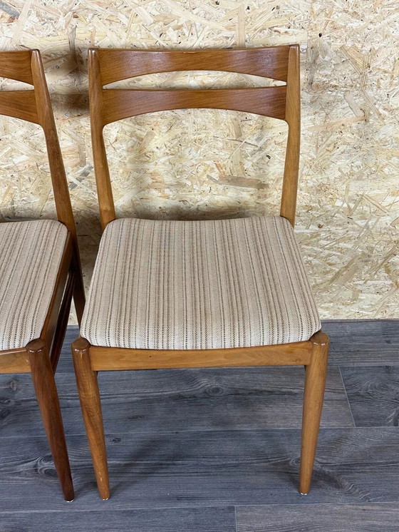 Image 1 of 2x 60s 70s Chair Dining Chair Mid - Century Danish Modern Design