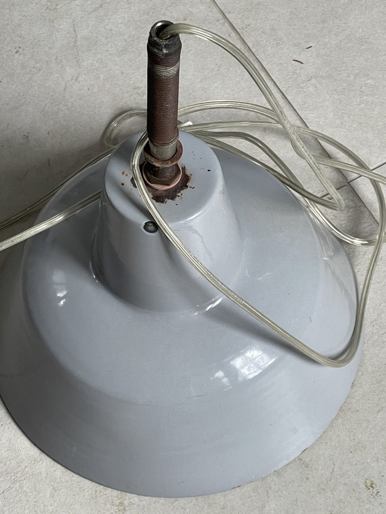 Image 1 of Emaille industriële lamp 