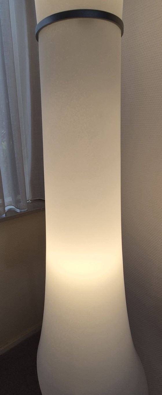 Italiaanse design vloerlamp Panzeri * Lucilla – Vloerlampen, Metaal, Glas (photo 12 of 13)