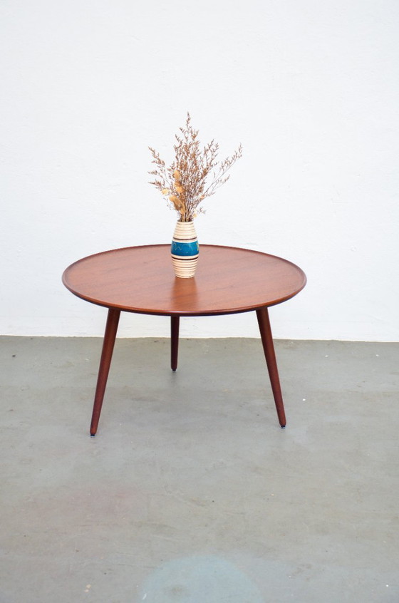 Image 1 of Vintage Deense salontafel, teak, mid-century modern, bijzettafel