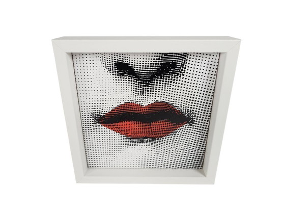 Image 1 of Piero Fornasetti - Bardelli - Ceramic tile including wooden frame - Italy - 2000