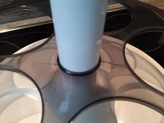 Image 1 of Table / bar portatif space age par Marc Held pour Flair, années 1970.