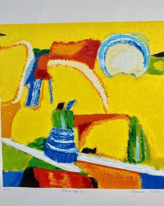 Image 1 of Serigrafía de Saskia Bremer - Nueva era a.1
