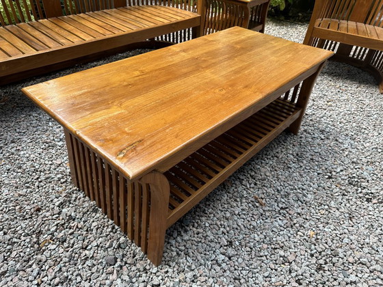 Handgefertigte Teakholz-Sofagarnitur aus Bali – Garten-Sets, Wood (photo 3 of 8)