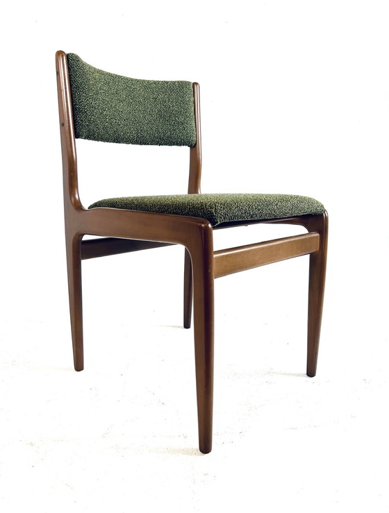 Image 1 of 10x gerestaureerde Deense eetkamerstoel ‘60