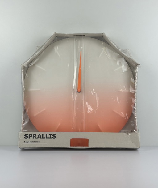 New! Ikea Sprallis neon wall clock design Maria Baliova 2016