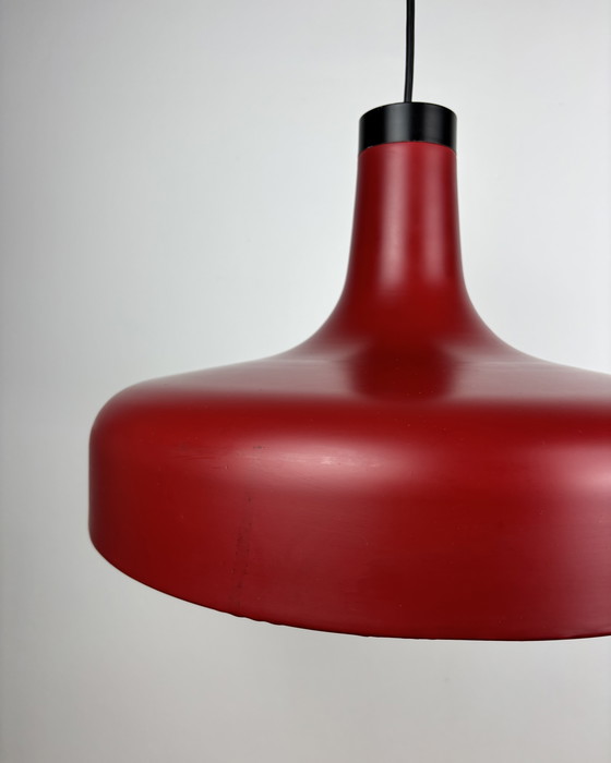 Image 1 of Staff Leuchten Arnold Berges, vintage hanglamp, matrode metalen lamp, Space Age, Mid Century, jaren 70, industrieel Duitsland