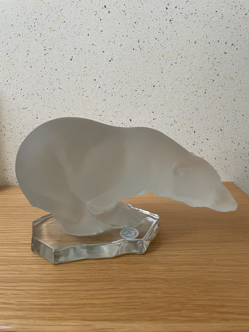 Ours Goebel en Cristal Givré