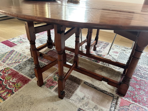 Cherrywood drop-leaf diner table