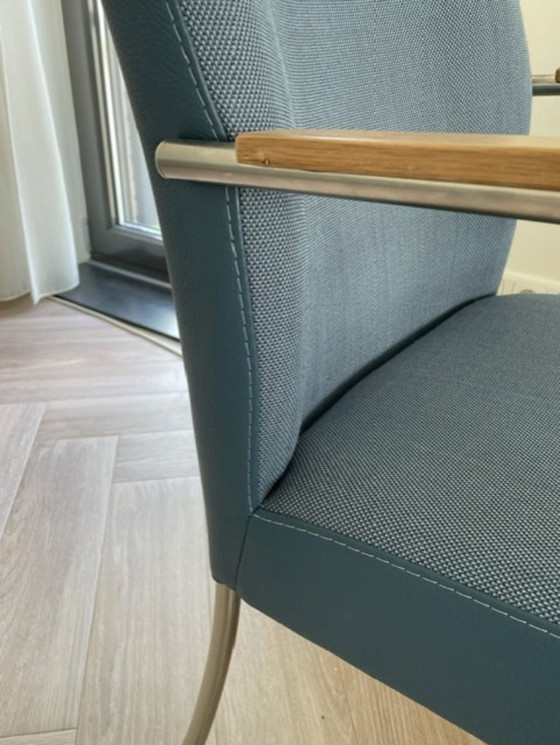 Bert Plantagie - 2 eetkamerstoelen Rumba – Textiel, Hout (photo 8 of 8)