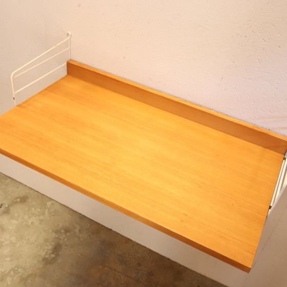 Image 1 of Vintage wand desk plank Santa String