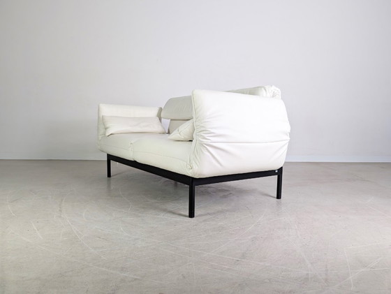 Image 1 of Divano originale Rolf Benz Plura in pelle a due posti beige chiaro