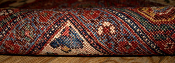 Image 1 of Handgemaakt antiek Perzisch Bidjar-tapijt 149 cm x 225 cm (4,9' x 7,4') jaren 1880 - 1B194