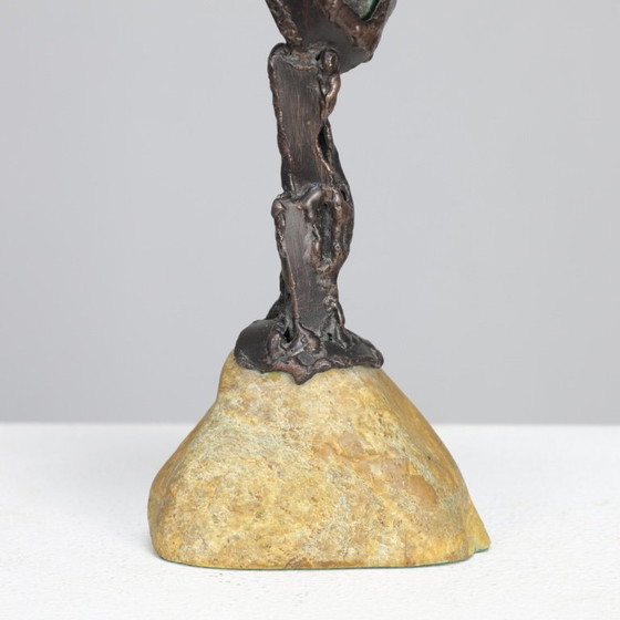 Image 1 of Sculpture en bronze de l'artiste néerlandais Hugo Hol, années 1970