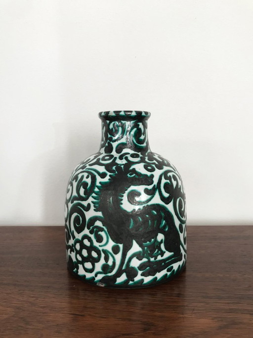 Ceramic Vase by Giulio Guerrieri Murano, Italy, 1950s