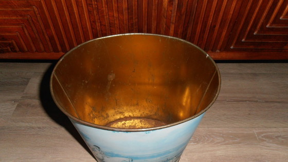 Image 1 of Massilli France, Mid - Century - umbrella stand with 'the hunt'