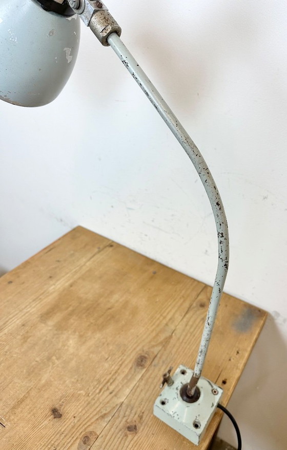 Image 1 of Grey Industrial Table Lamp from Elektrosvit, 1970s