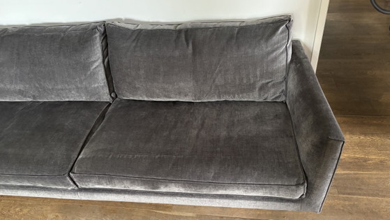Image 1 of Canapé 3 places Linteloo Malibu – Velours anthracite de luxe