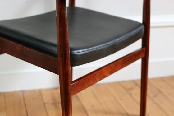 Vintage Scandinavische fauteuil van palissanderhout, ontworpen door Erik Worts, 1960. – Wood (photo 7 of 12)