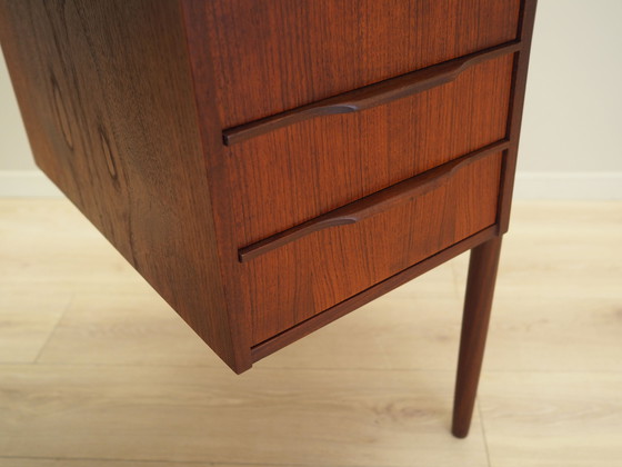 Image 1 of Teakholz-Schreibtisch, Dänisches Design, 1970er Jahre, Produktion: Dänemark