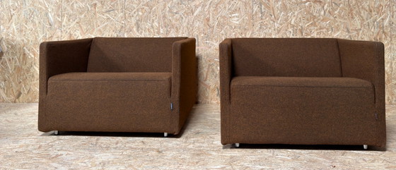 2 poltrone da ufficio galleggianti – Offecct, Textile, Modern (photo 4 of 12)