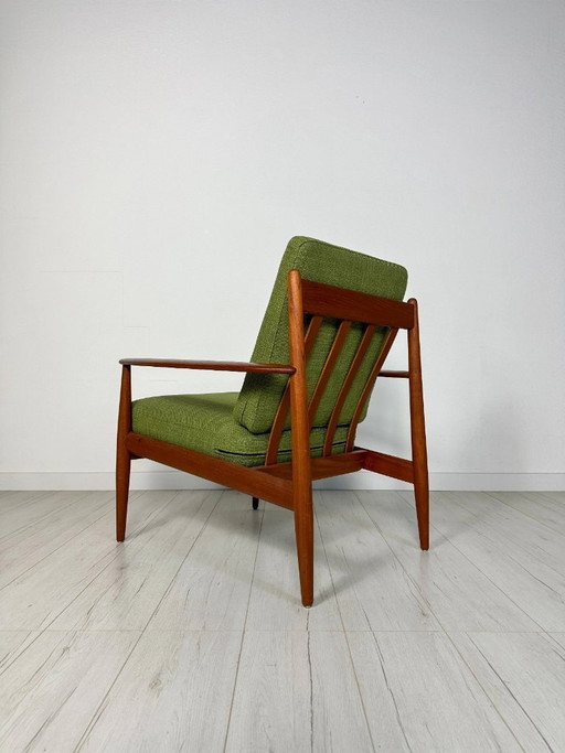 Vintage Model 118 Teakhouten Loungestoel van Grete Jalk voor France & Daverkosen, Deens design, jaren 1950