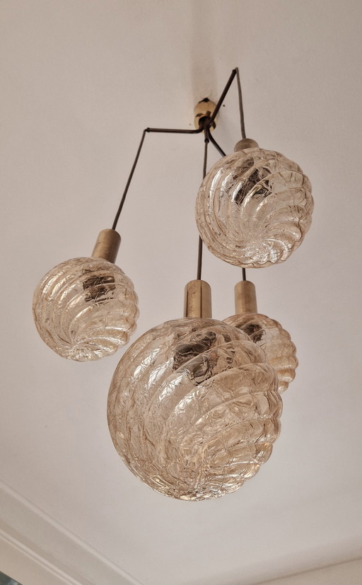 Lampada a sospensione a cascata vintage - cascata, 1950/60 - Germania