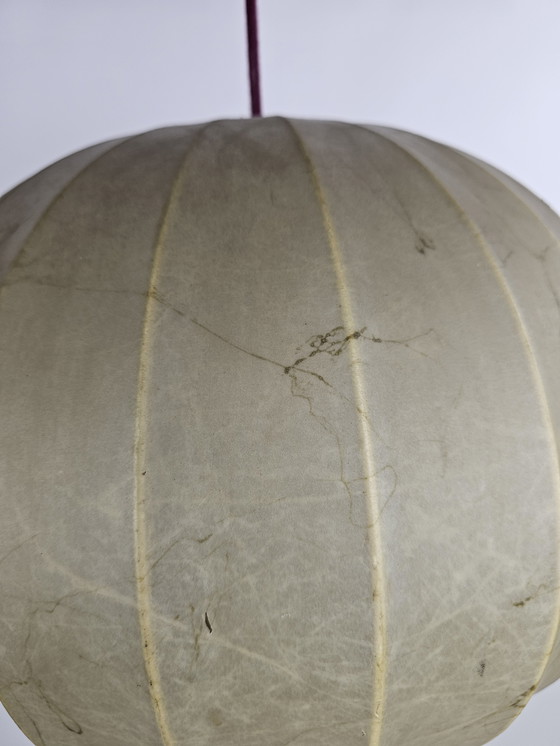 Image 1 of Cocoon-Pendelleuchte aus Italien mit wunderschöner Struktur und Farbe