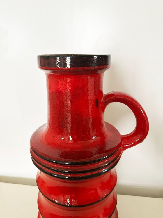 Image 1 of Jarrón de cerámica muy grande de Alemania Occidental. Alemania, años 70