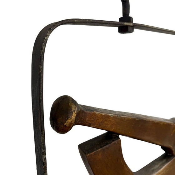Image 1 of Vintage apothekers uithangbord – drogisterij bord met vijzel en stamper