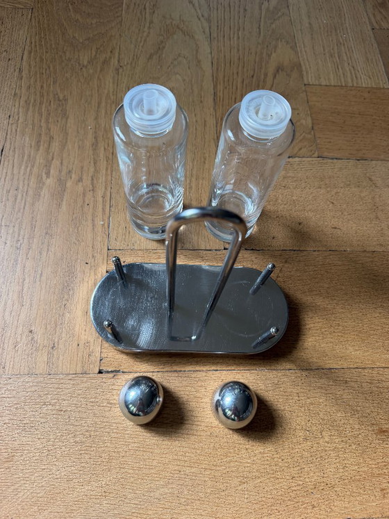 Set de Aceite y Vinagre Alessi – Accesorios de mesa, rvs, Glass (photo 3 of 5)