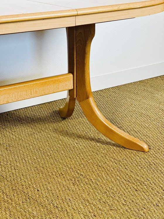 Image 1 of Table à manger vintage ovale extensible, 1960