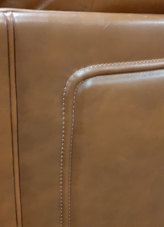 Image 1 of Leren Roche Bobois 2-zits en 3-zits bank