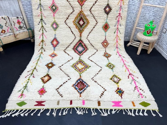 Handgemaakt Beni Ourain-tapijt 400x300cm: Marokkaans Berbers – Vloerkleden en tapijten, Wool (photo 9 of 10)