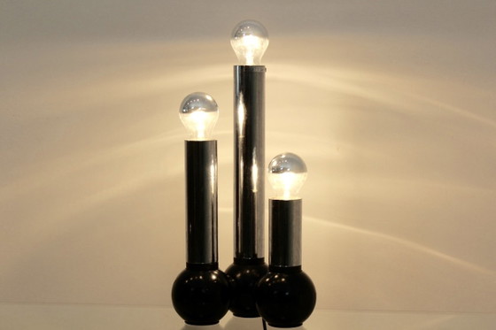 Targetti Sankey Tischlampe, Tischlampen, Kunststoff, Chrom (Foto 2 von 8)