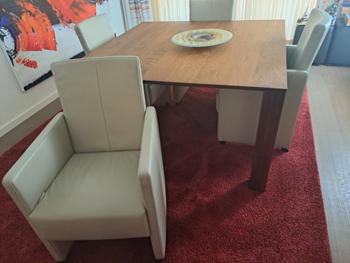 Tavolo da pranzo moderno e 4 poltrone da pranzo – Art of Living, eetkamerset, Wood (photo 2 of 5)