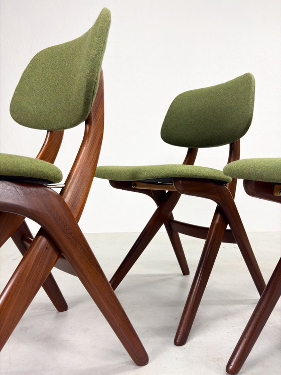 Set di sedie da pranzo 'Scissor' di Louis van Teeffelen – Legno (photo 7 of 20)