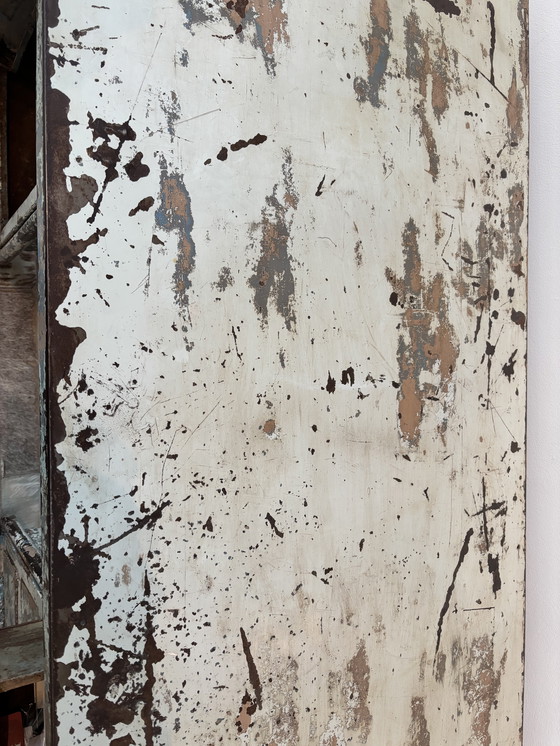 Image 1 of Scrivania in metallo vintage industriale unica: un pezzo di tendenza