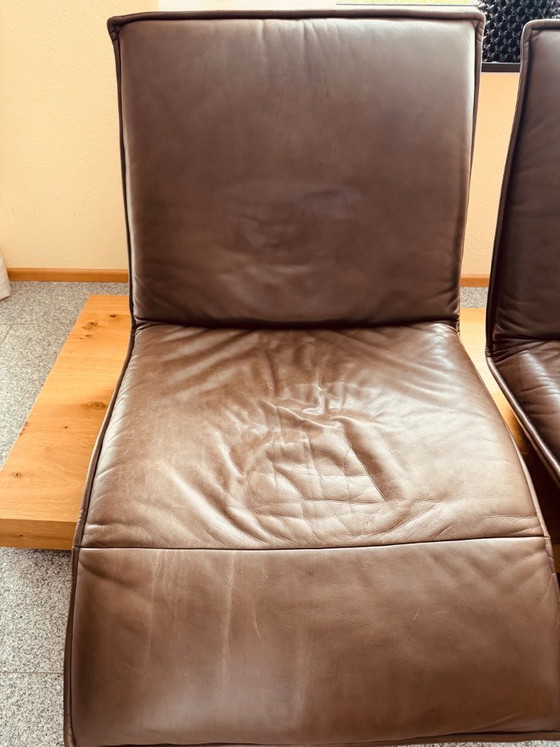 KOINOR EPOS 3 Designer Recliner Sofa | Leather | Beam Oak | 2 Motorized Seats | 240 cm – 2 seaters (photo 2 of 12)