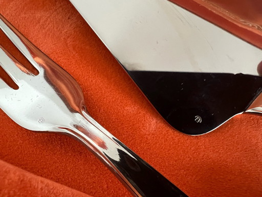 Ecrin de 12 Fourchettes et 1 Pelle à Dessert Inox Devouge Dupont