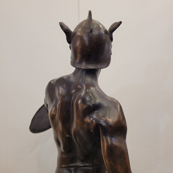 Image 1 of Sculpture “Gallic Warrior”, bronze, signed E. Picault, 19th century – France