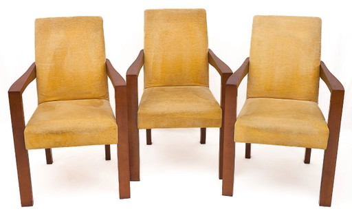 6 fauteuils bridge par Hugues Chevalier 