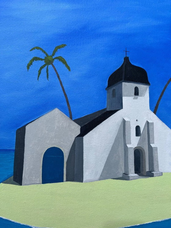 Image 1 of Huile sur Châssis Entoilé, Format 50x50 cm