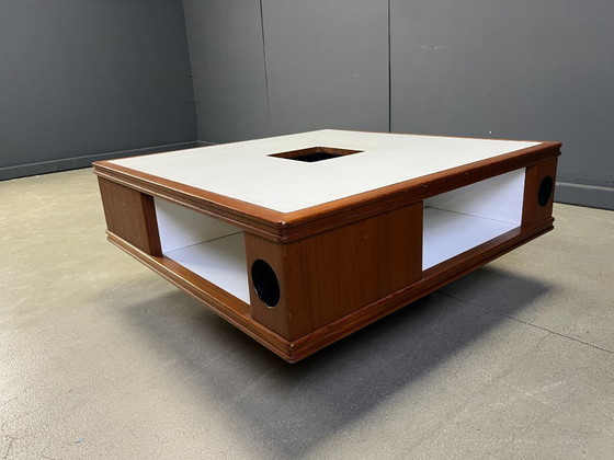 Image 1 of Space age wooden bar coffee table, 1960s