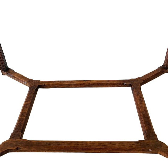 Image 1 of Mesa auxiliar antigua Art Nouveau de madera curvada, década de 1890